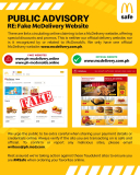 McDonald’s Warns Against Fake McDelivery Websites