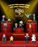 McDonald’s – Collect All SING 2 Toys with a Happy Meal