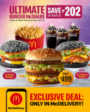 McDonald’s – Ultimate Burger McShare K-Burger Deal for ₱499