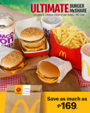 McDonald’s – Ultimate Burger McShare Promo for ₱499