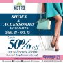 The Metro Stores – Up to 50% Off on Selected Shoes and Accessories