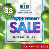 The Metro Supermarket – Happyversary Sale: Big Deals and Discounts
