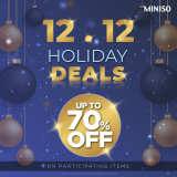 Miniso – 12.12 Deal: Up to 70% Off