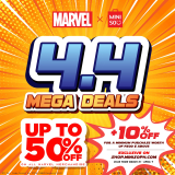 Miniso – 4.4 Mega Deals: Get Up to 50% Off on All Marvel Merchandise