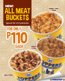 Ministop – All-Meat Buckets for ₱110
