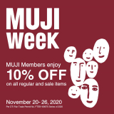 Muji – Members Get 10% Off on All Items