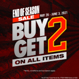 Nike Factory Store – End of Season Sale: Buy 2 Get 2 on All Items