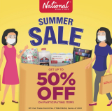 National Book Store – Summer Sale: Get Up to 50% Off Participating Items