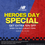 New Balance – Heroes Day Special: Get Extra 10% Off