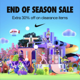 Nike – End of Season Sale: Get Extra 30% Off on Clearance Items
