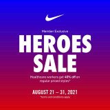 Nike Park – Heroes Sale: Healthcare Workers Get 40% Off