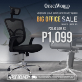 OfficeWorld – Big Office Sale: As Low As P1099