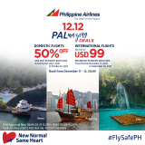 Philippine Airlines – 12.12 Deal: Get 50% Off Domestic and As Low As $99 for International Flights