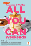 Pancake House – Pancakes and Waffles All-You-Can Weekends Promo