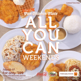 Pancake House – Pan Chicken Plate All-You-Can Weekends Promo
