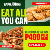 Papa John’s Eat All You Can Promo