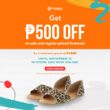 Payless – Get ₱500 Off on Footwear for Every Minimum Purchase of ₱1,500