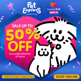 Pet Express – 11.11 Deal: Sale Up to 50% Off on Select Items via Lazada