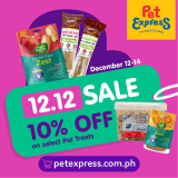 Pet Express – 12.12 Deal: Get 10% Off on Select Pet Treats