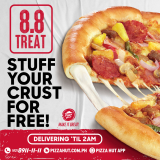 Pizza Hut – 8.8 Stuff Your Crust For FREE Promo