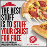 Pizza Hut – Stuff Your Crust for FREE Promo
