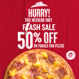 Pizza Hut – Flash Sale: Get 50% Off Panalo Pan Pizzas