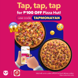 Pizza Hut – Get P100 Off via Foodpanda