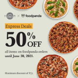 PizzaExpress – Express Deals: Get Max P77 Discount via Foodpanda
