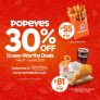Popeyes – Get 30% Off via Central Delivery