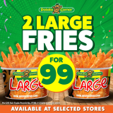 Potato Corner – Get 2 Large Fries for ₱99