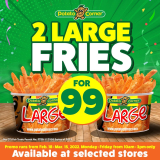 Potato Corner – 2 Large Fries for P99 Promo