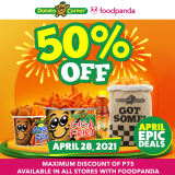 Potato Corner – April 28 Epic Deal: Get 50% Off via Foodpanda