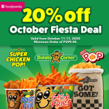 Potato Corner – Get 20% Off When You Order via FoodPanda