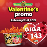 Potato Corner – Get Giga Fries for ₱143 (Was ₱179)