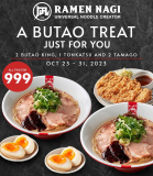 Ramen Nagi Butao Treat Promo