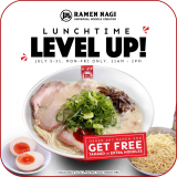 Ramen Nagi – Get FREE Tamago or Extra Noodles