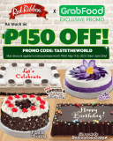 Red Ribbon – Get As Much As P150 Off via GrabFood