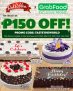 Red Ribbon – Get As Much As P150 Off via GrabFood