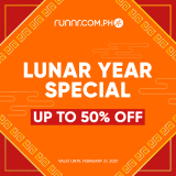 Runnr – Lunar Year Special: Up to 50% Off + FREE Shipping