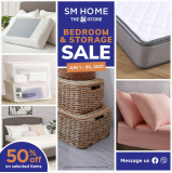 SM Home – Bedroom and Storage Sale: Get Up to 50% Off on Selected Items