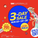 SM Supermalls 3-Day Sale
