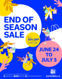 SM Supermalls – End of Season Sale: Get Up to 70% Off