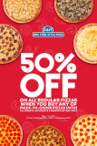 S&R New York Style Pizza – Get 50% Off on Classic Pizzas