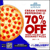 S&R New York Style Pizza – Cream Cheese Pepperoni Pizza Deal