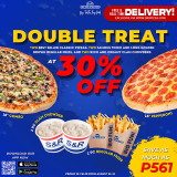 S&R New York Style Pizza – Double Treat Deal