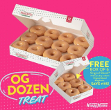 Krispy Kreme – OG Dozen Treat for ₱375