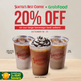 Seattle’s Best Coffee – Get 20% Off Large Beverages via GrabFood