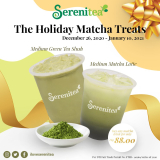 Serenitea – Holiday Matcha Treats for ₱88