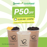 Serenitea – Get P50 Off via GrabFood