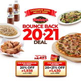 Shakey’s – Bounce Back 20+21 Deal